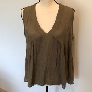 B. Original  by Shoe Fly brown/green top flows size M v-neck